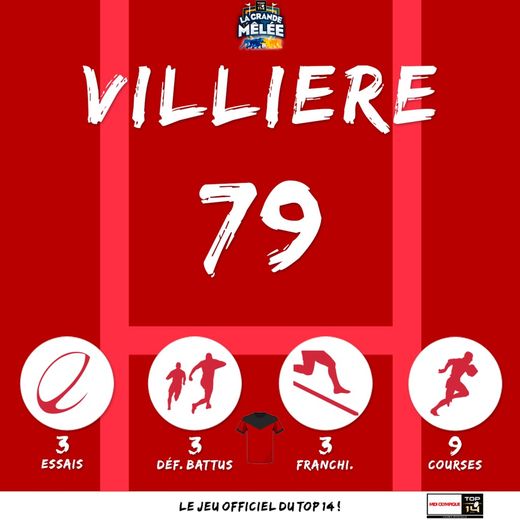 79 pojnts, c'est que vous a rapporté Villière cette semaine