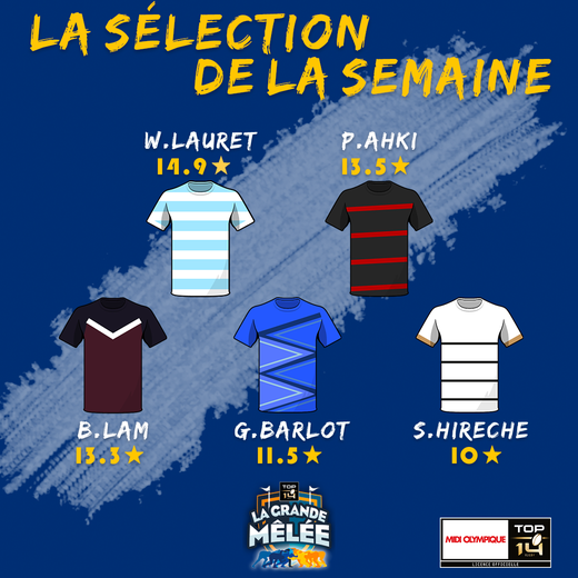 Notre sélection de la semaine pour la 14ème journée