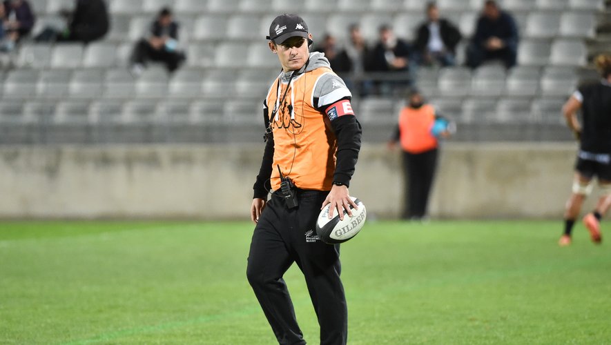 Fabien CIBRAY Manager of Provence Rugby  during the Pro D2 match between Aix en Provence and Colomiers on October 9, 2020 in Fos Sur Mer in Parsemain Stadium, France. (Photo by Alexandre Dimou/Icon Sport) - Fabien CIBRAY - Aix en Provence (France)
