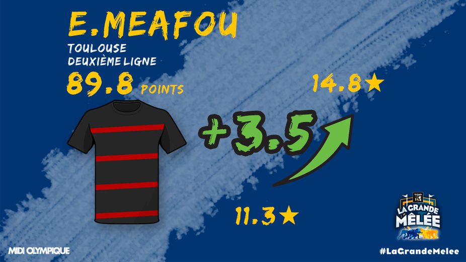 Énorme performance de la part d'Emmanuel Meafou face à Agen