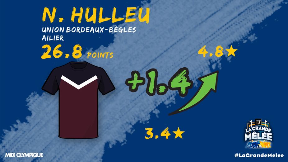 Nathanaël Hulleu a offert la victorie à l'UBB face à Clermont