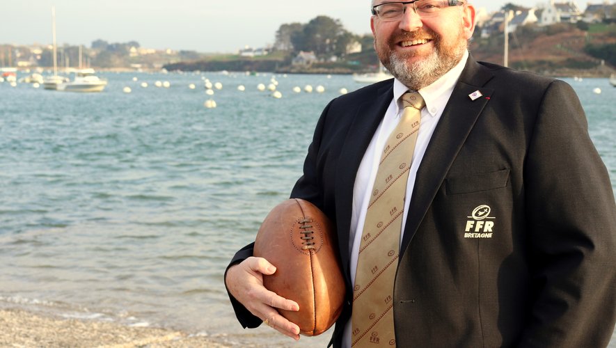 Fabrice Quénhervé, président de la Ligue de Bretagne de rugby
