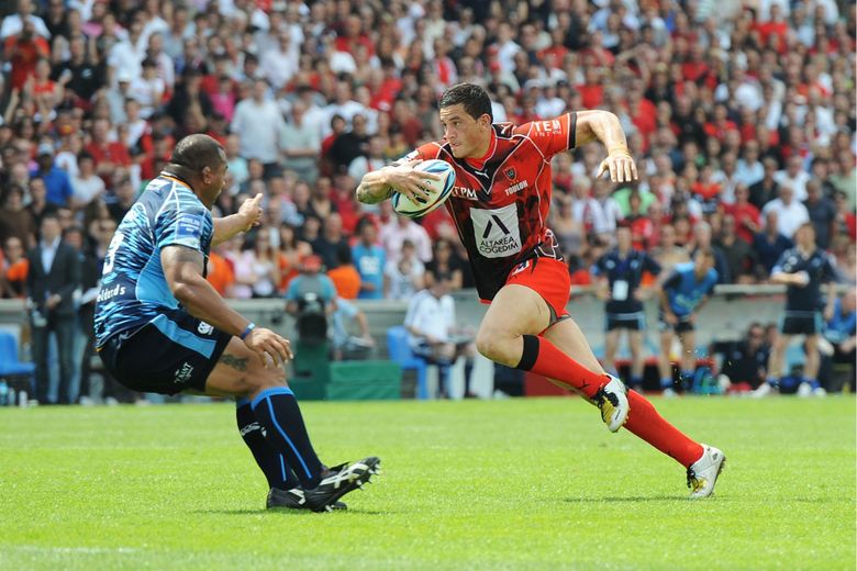Sonny Bill Williams avec Toulon contre Cardiff en finale du Challenge Européen 2010