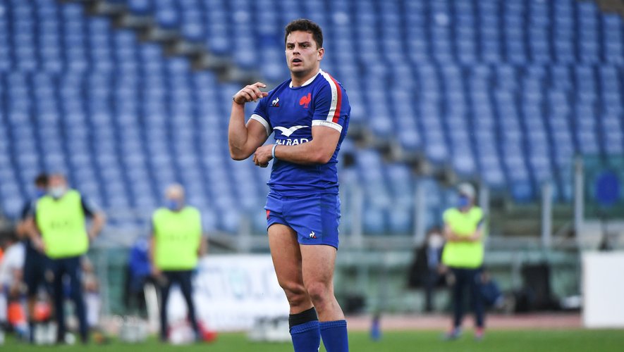 Arthur VINCENT of France during the Six Nations Tournament match between Italy and France at Olimpico stadium on February 6, 2021 in Rome, Italy. (Photo by Anthony Dibon/Icon Sport) - Arthur VINCENT - Stadio Olimpico - Rome (Italie)