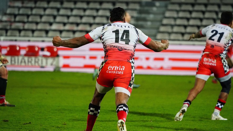 Edward DRATAI SAWAILAU of Valence Romans during the Pro D2 match between Biarritz and Valence at Parc des Sports Aguilera on January 8, 2021 in Biarritz, France. (Photo by Pierre Costabadie/Icon Sport) - Edward DRATAI SAWAILAU - Parc des Sports d'Aguilera - Biarritz (France)