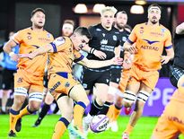 Anthony Bouthier a initié plusieurs belles relances pour son retour face à Glasgow.