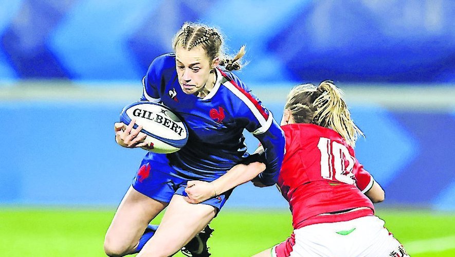 Emilie Boulard of France during the Women's Six Nations match between France and Wales at Stade de la Rabine on April 3, 2021 in Vannes, France. (Photo by Vincent Michel/Icon Sport) - Stade de la Rabine - Vannes (France)
