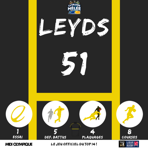 MVP de la semaine : Dillyn Leyds l'insaisissable