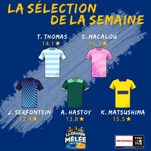 Notre sélection de la semaine pour la 25ème journée