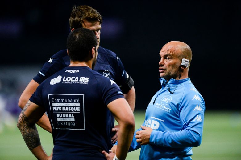 Yannick Bru et ses joueurs