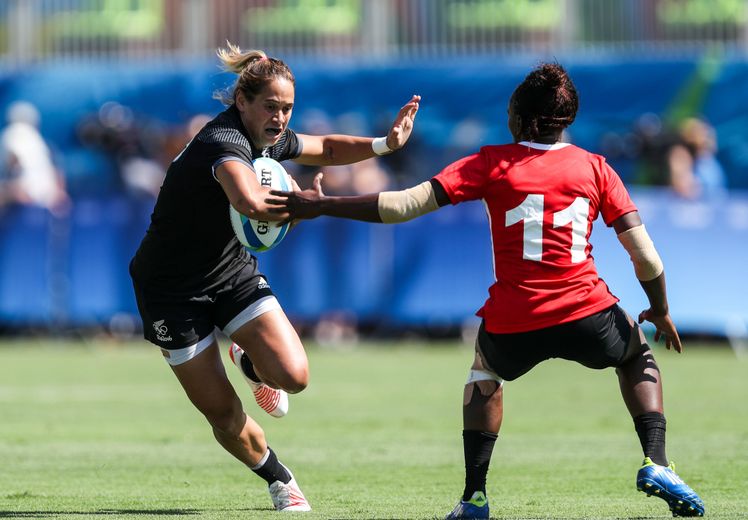 Kayla du temps des jeux Olympiques où elle brillait avec l’équipe de Nouvelle-Zélande à 7 féminine