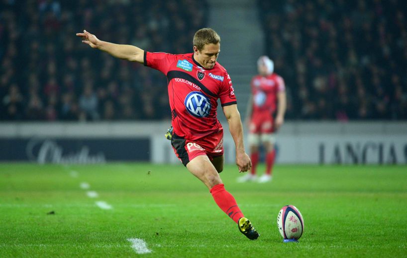 Le demi d'ouverture Jonny Wilkinson sous les couleurs du RC Toulon