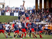 Face à Aurillac, les Agenais ont regoûté à la victoire, un an après. Mais surtout, les deux équipes ont retrouvé un public qui a contribué à la belle soirée à Saint-Cernin dans le Cantal.