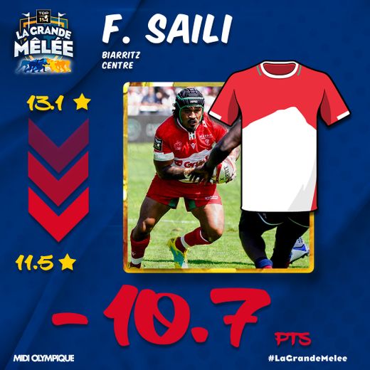 Francis Saili, centre de Biarritz