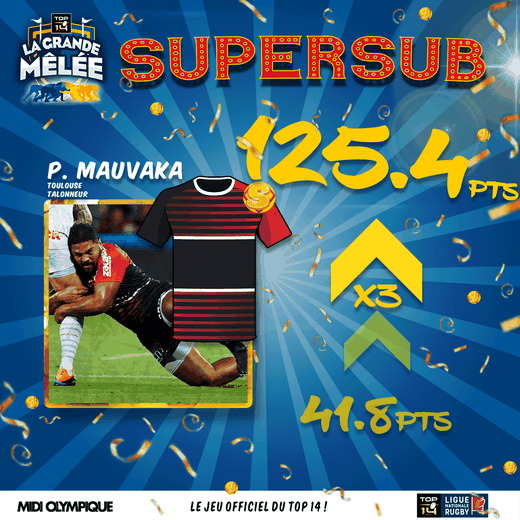 Supersub de la deuxième journée : Peato Mauvaka