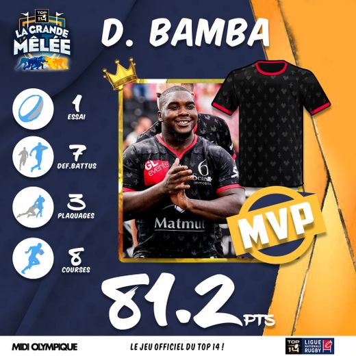 Le MVP de la semaine : Bamba inarrêtable