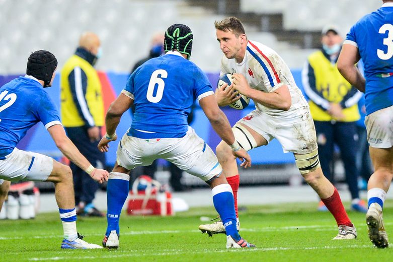 Anthony Jelonch sous le maillot du XV de France