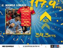 Même s'il s'est incliné avec Perpignan à domicile face à la Section paloise, Genesis Mamea Lemalu est le Supersub de la cinquième journée