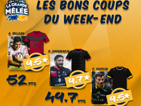 Belleau (Toulon), Saghinadze (Lyon) et Popelin (La Rochelle) étaient les bons coups de la 6e journée.