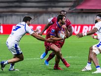 Dries Swanepoel et les Biterrois ont réalisé un gros coup en disposant des Columérins d’Anthony Coletta dans les dernières secondes. Photo Thibaut Clariond