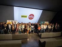 La photo de groupe des dirigeants de Boulazac et Bpifrance à l'issue du lancement de leur partenariat.