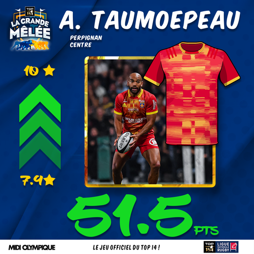 La performance de Taumoepeau contre La Rochelle