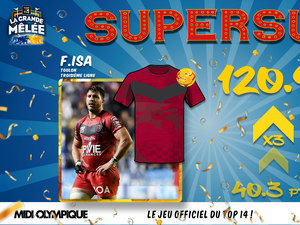 Supersub de la neuvième journée : Facundo Isa (RC Toulonnais)