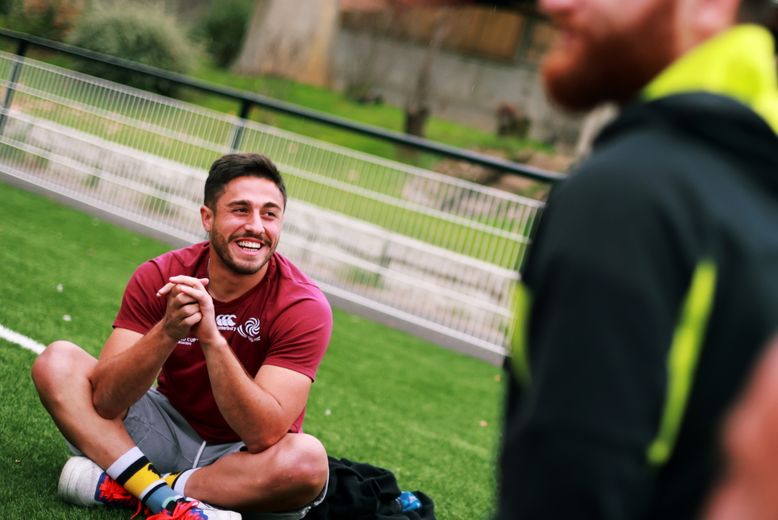 Soso Bekoshvili, demi d'ouverture (22 ans) 26 sélctions avec les Lelos.