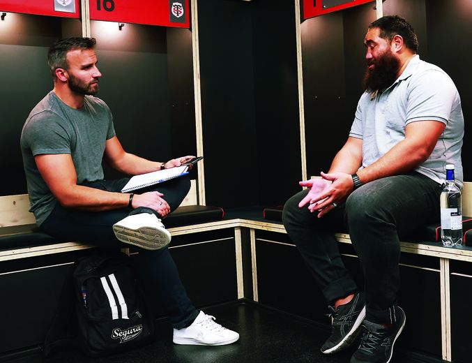 Charlie Faumuina lors de son entretien