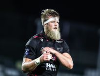 Le talonneur Mathieu Bonnot absent face à Agen, ce sera le deuxième ligne John Charles Astle qui portera le brassard de capitaine. Photo Icon Sport