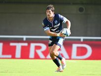 Pour son premier capitanat dans l’Hérault, le centre Jan Serfontein a une nouvelle fois réalisé une belle performance. Photo Icon Sport