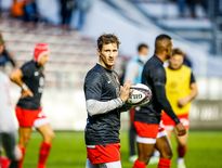 Le demi de mêlée Baptiste Serin (Toulon) avant le match contre Lyon