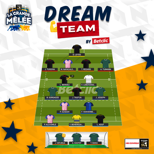 La Grande Mêlée - La Dream Team de la 14ème journée de Top 14
