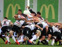 La mêlée briviste a souffert en deuxième mi-temps face à la puissance de la première ligne remplaçante de l’UBB, et notamment de Ben Tameifuna.