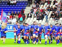 Les Grenoblois vont devoir rester unis et soudés pour sortir de leur mauvaise passe. C’est leur maintien en Pro D2 qui est en jeu… Photo Icon Sport