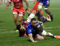 En s’imposant face au leader du championnat, les Columérins s’installent encore un peu plus dans le top 6. Photo Patrick Derewiany