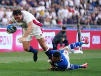Jamie George s’est offert un nouveau doublé contre l’Italie. C’est d’ailleurs la seule équipe contre laquelle il a marqué dans le Tournoi. Photo Icon Sport