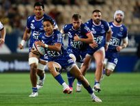 L’arrière Ange Capuozzo est de retour cette semaine à Grenoble pour un match capital face à Aurillac. Photo Icon Sport