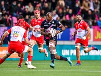 Le numéro 8 parisien, Sekou Macalou, a réalisé une performance étincelante contre Biarritz (65-19), samedi soir. Photo IconSport