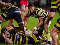 Pro D2 - Léo Coly, demi de mêlée de Mont-de-Marsan, contre Oyonnax