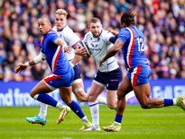 6 Nations 2022 - Finn Russell (Ecosse) était constamment chassé par les Bleus (XV de France)