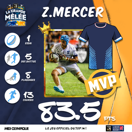 Le MVP de la semaine : Mercer, la force de l'habitude