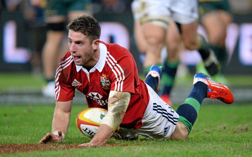 Alex Cuthbert a inscrit un essai lors de sa seule sélection avec les Lions Britanniques et Irlandais, face à l'Australie, en 2013.