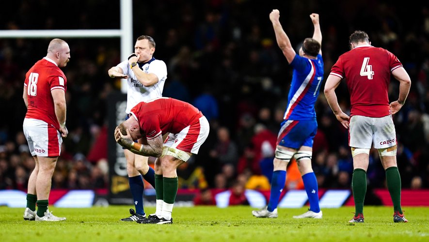 Ross Moriarty exprime sa grande déception au coup de sifflet final du match entre Galles et France