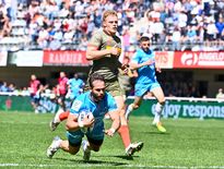 Face aux Harlequins, Cobus Reinach et ses coéquipiers se sont offert le droit de croire à une qualification en quarts de finale. Photo IconSport