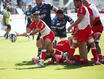 Le fait d’être champions de Pro D2 assez tard diminue le temps de préparation de la saison suivante en Top 14. C’est le cas notamment de Perpignan, sacré l’an dernier et toujours dans la zone rouge. Mais surtout de Biarritz de Barnabé Couilloud (photo), officiellement relégué et qui était monté via le barrage d’accession face à Bayonne. Photos Midi Olympique – Patrick Derewiany