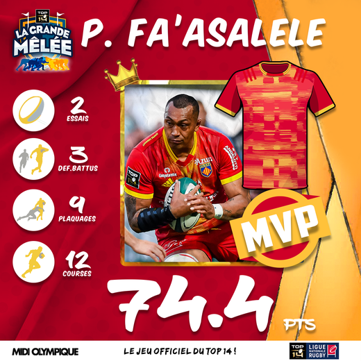 Le MVP de la semaine : Fa’asalele, le retour en force