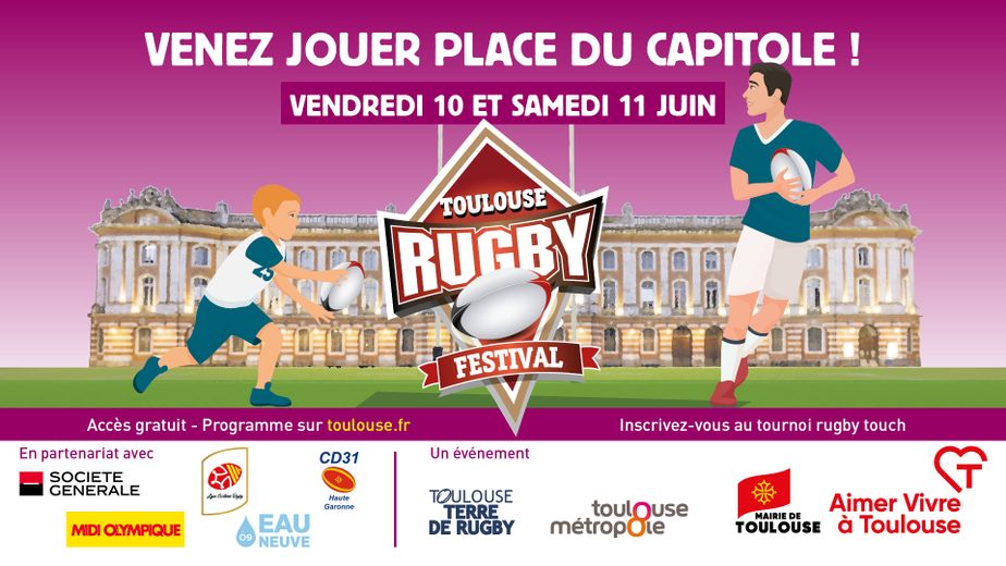 Le Toulouse Rugby Festival fera son grand retour les 10 et 11 juin prochains !