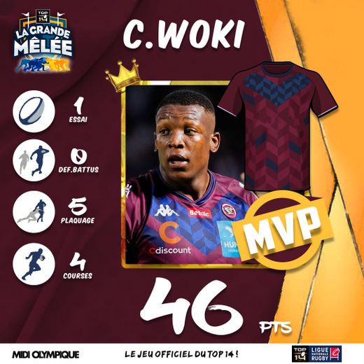 Le MVP de la semaine : un Cameron Woki retrouvé