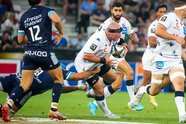 Vadim COBILAS (Bordeaux-Bègles), face à Montpellier.